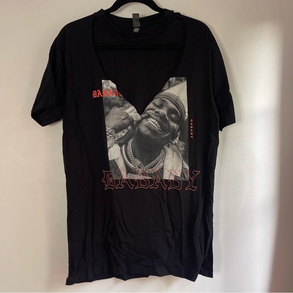 Deep V DaBaby Tee - Picture 1 of 4